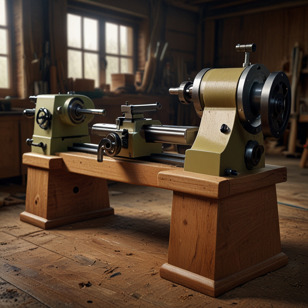 Carving spindle on lathe