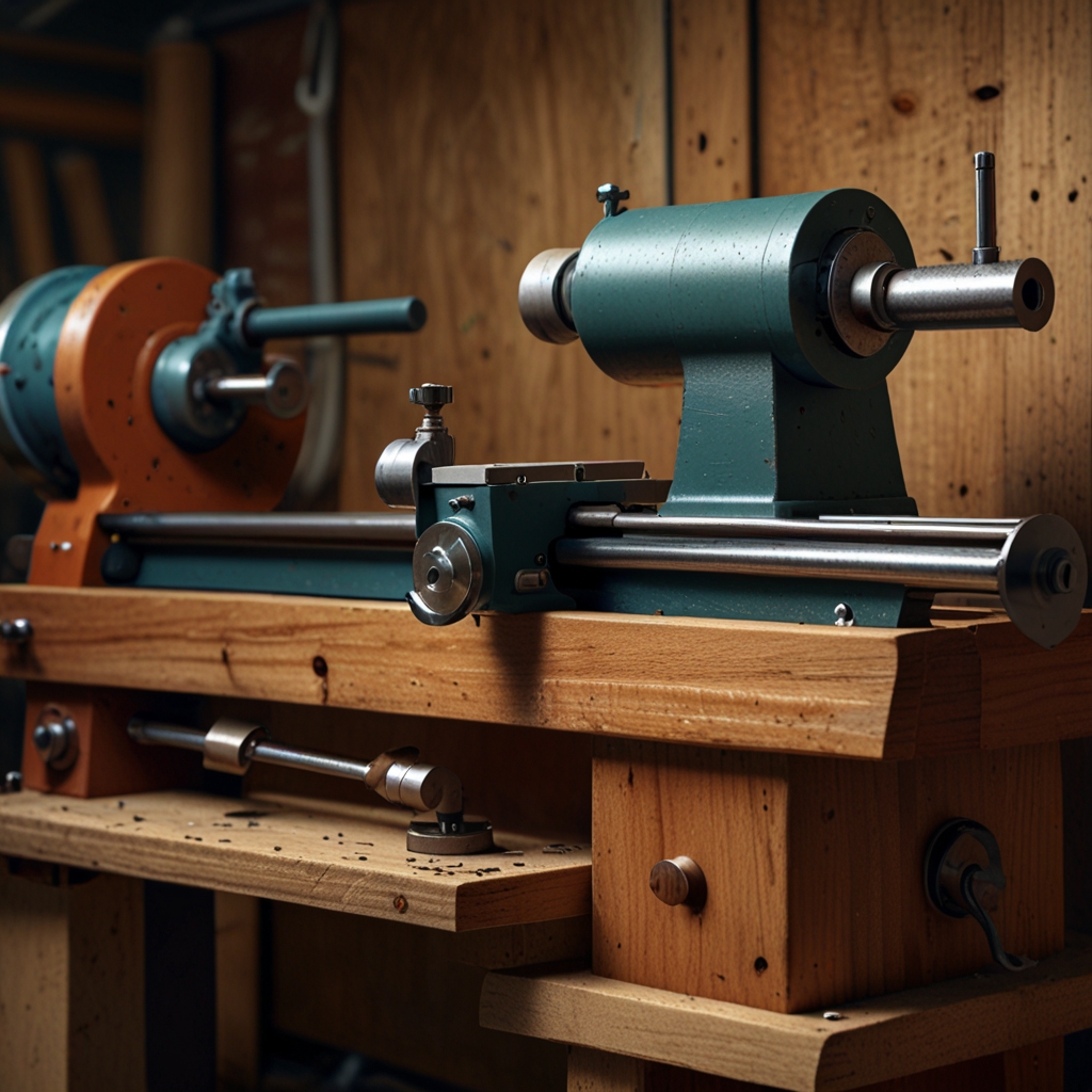 Comfortable lathe handle