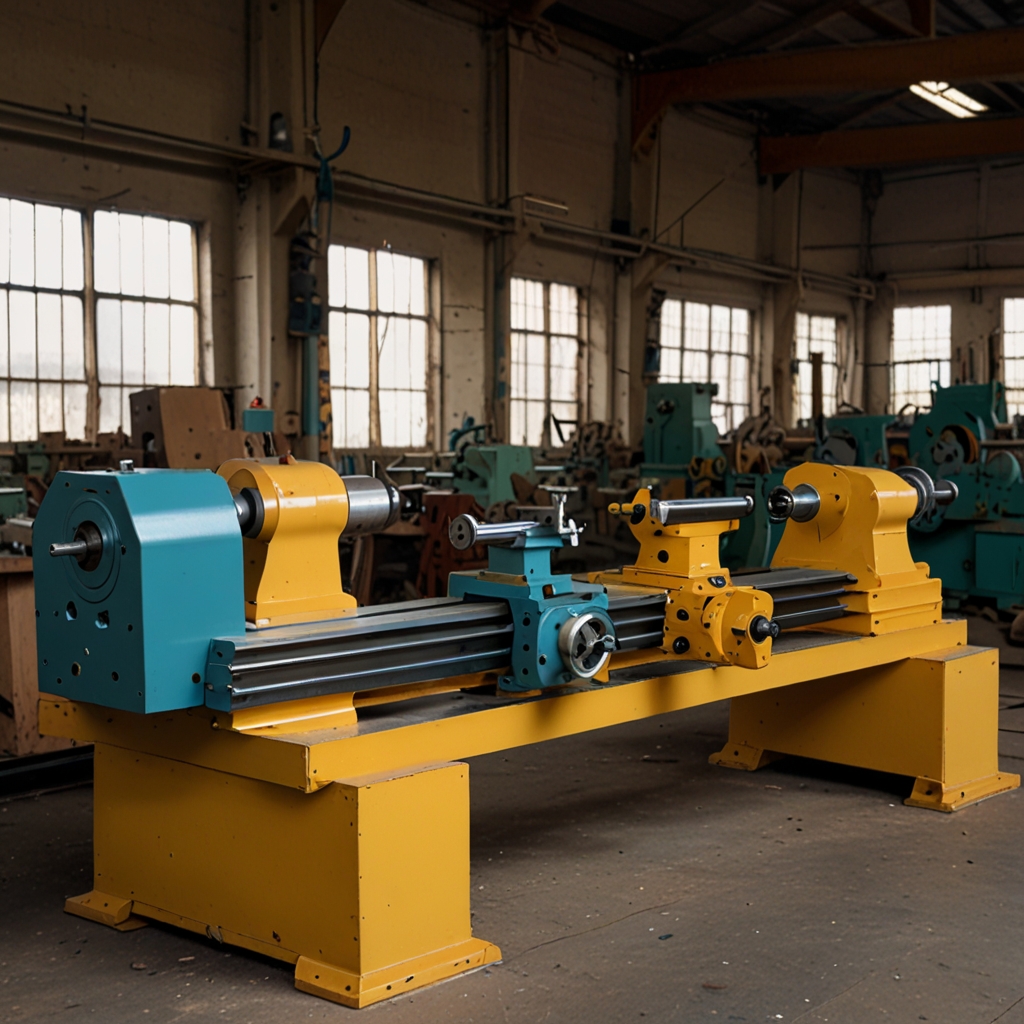 Close-up of lathe speed dial