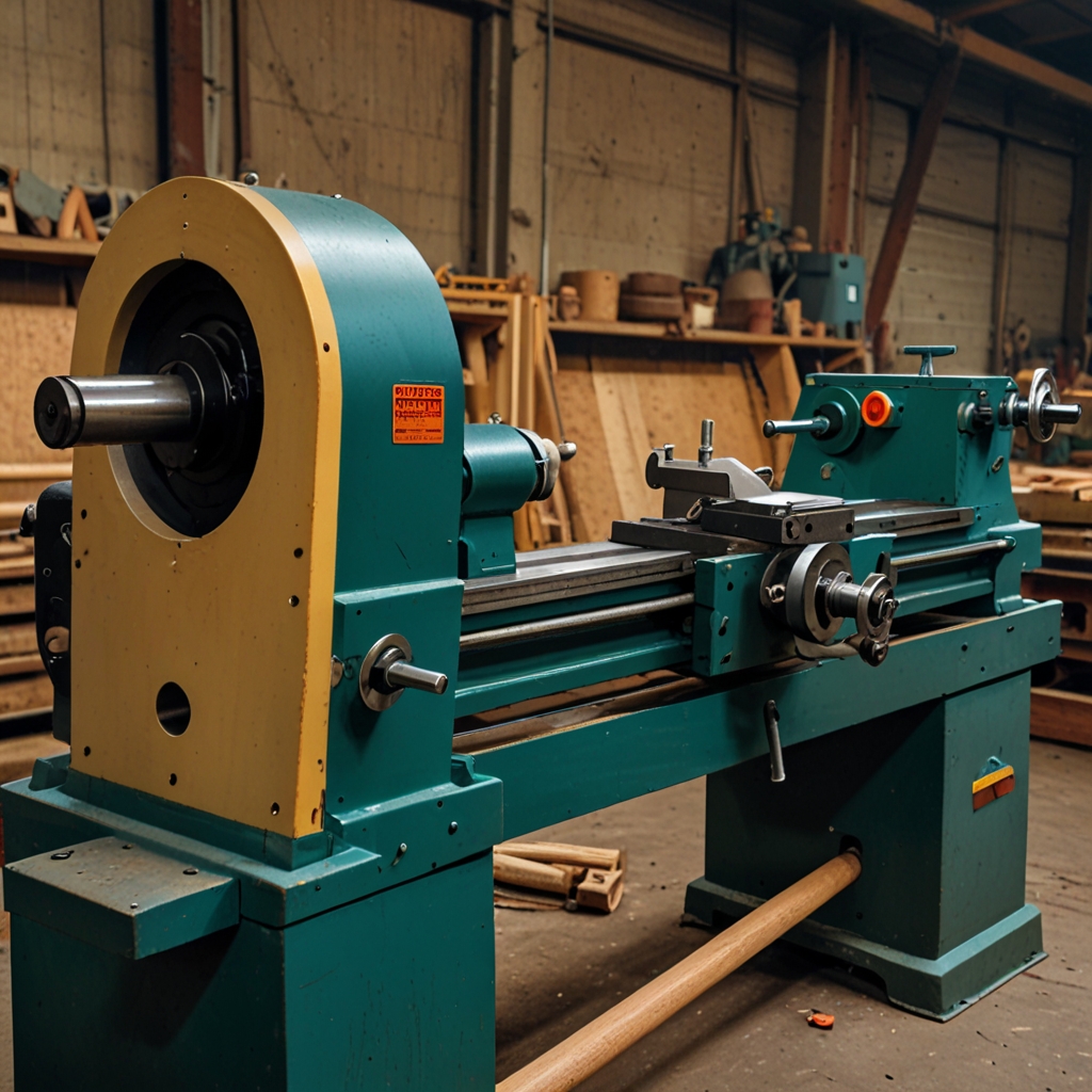 WEN wood lathe on workbench