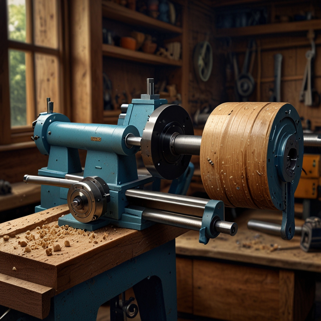 Assorted wood types for lathing